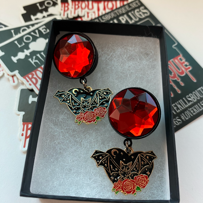 Bats after dark Dangle Plugs