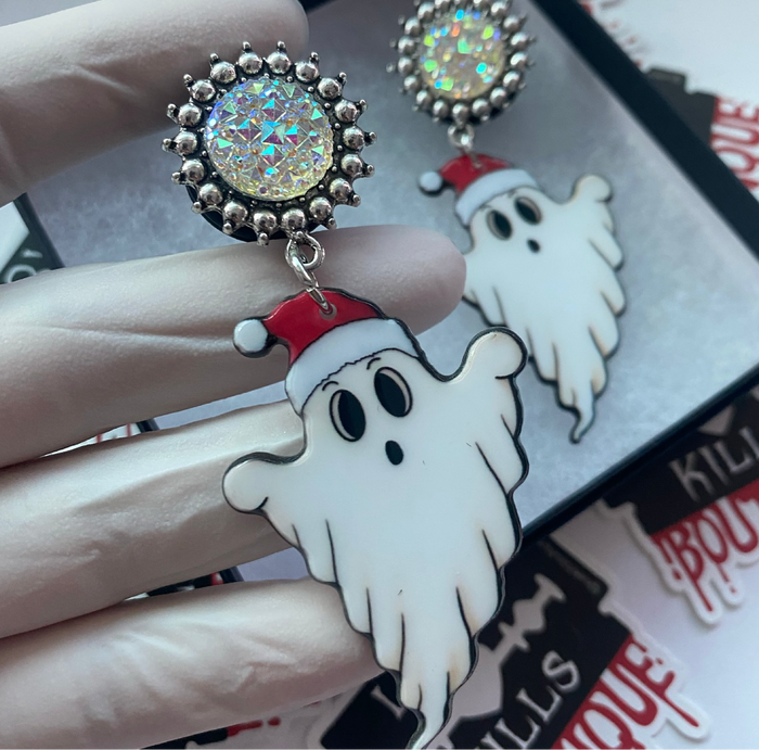 Holiday Ghost Dangle Plugs
