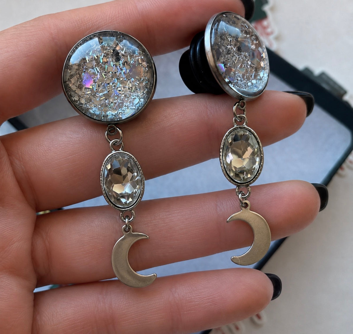 Moon Goddess Dangle Plugs