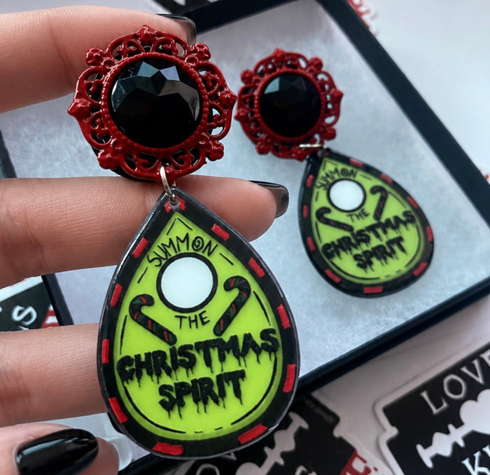 Holiday Spirt Planchette Dangle Plugs