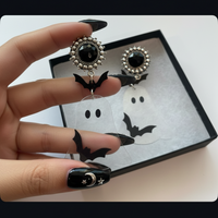 Ghostly Bats Dangle Plugs