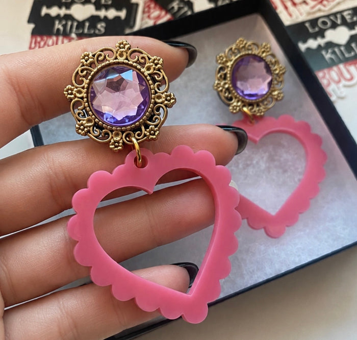 Valentine Heart Dangle Plugs