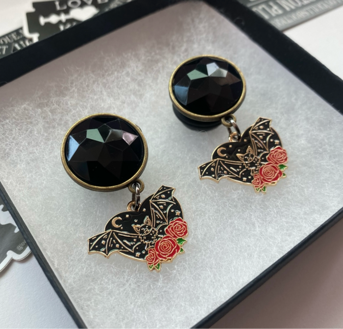 Bats after dark Dangle Plugs