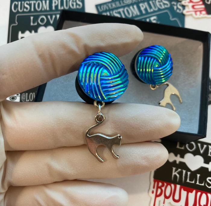 Playful Kitten Dangle Plugs
