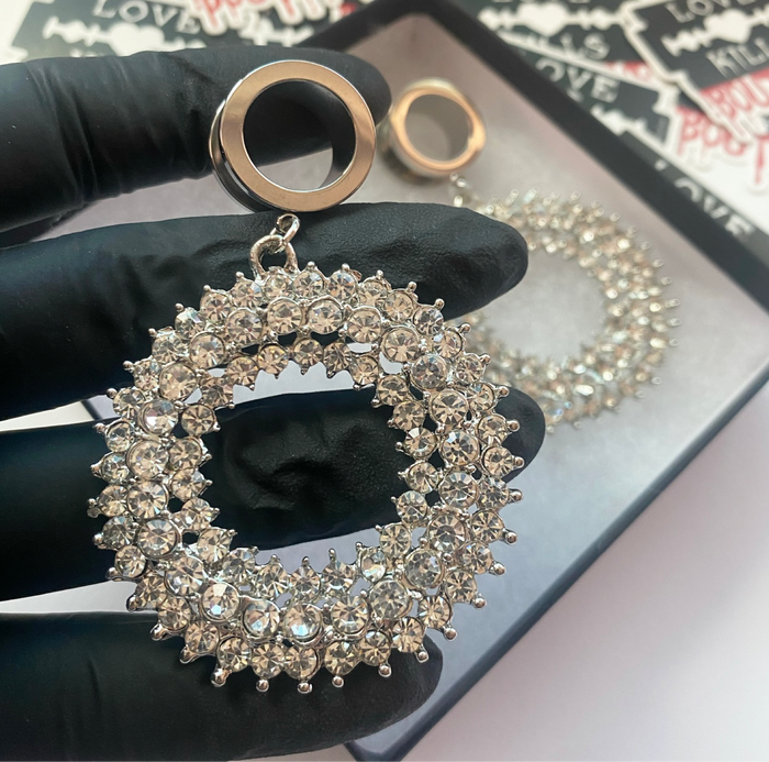 Disco Disco - Elegant Tunnel Dangle Plugs - 1 OF A KIND