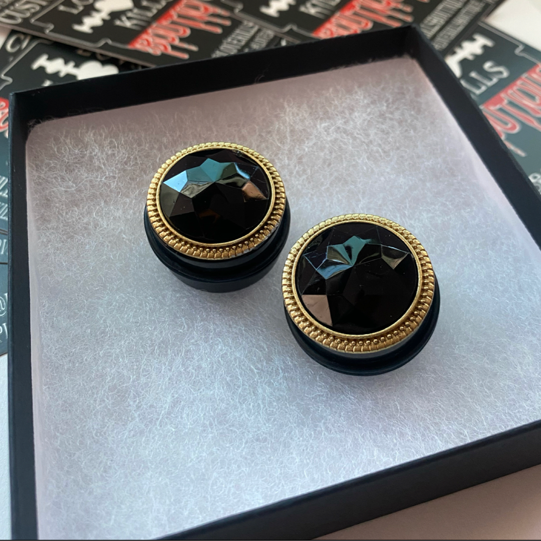 Black And Gold Plugs