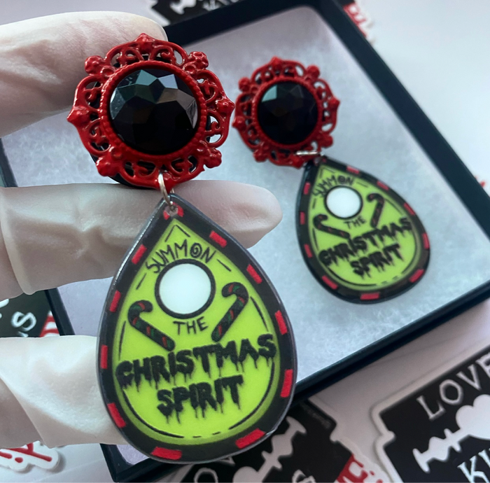 Holiday Spirt Planchette Dangle Plugs