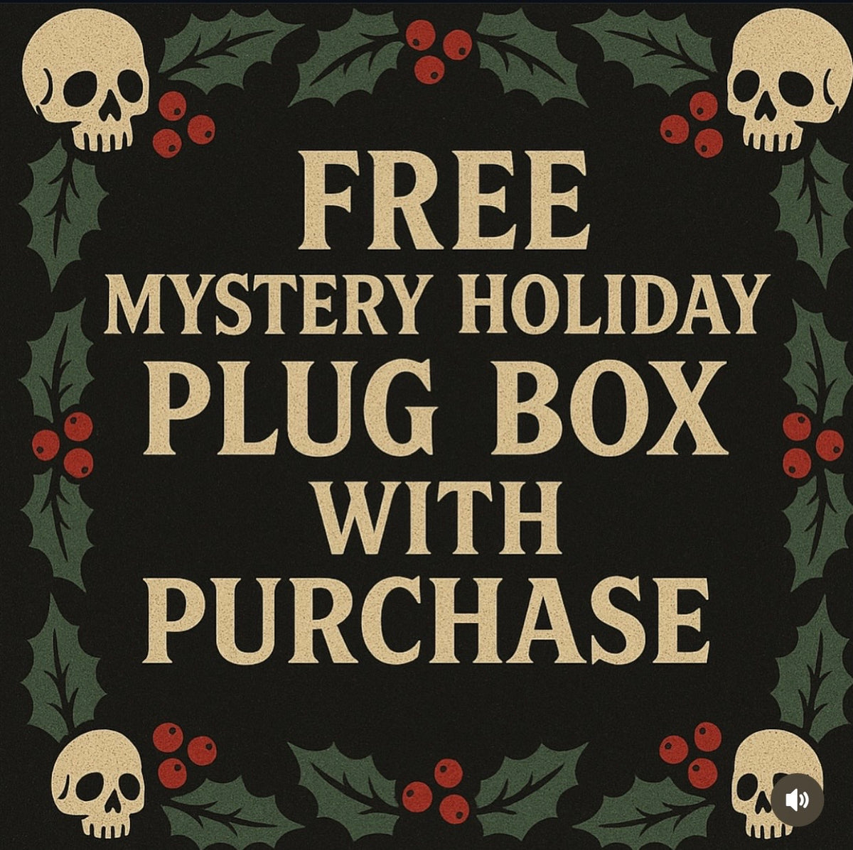 FREE Holiday Mystery Plugs  Box With $80 Purchase