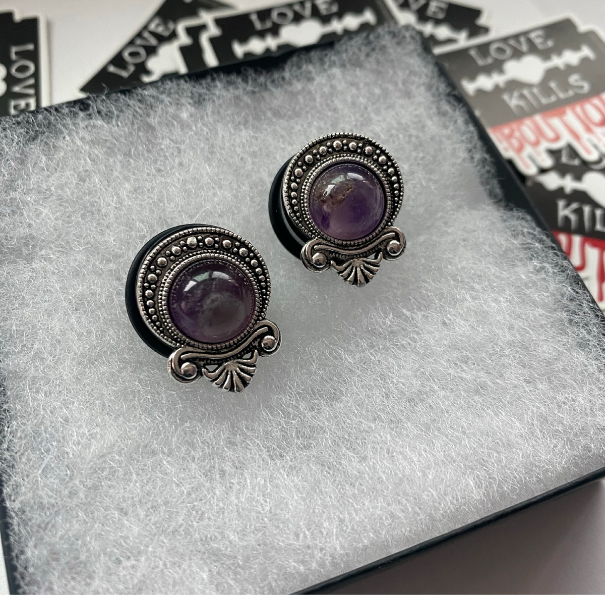 Gypsy Amethyst Plugs