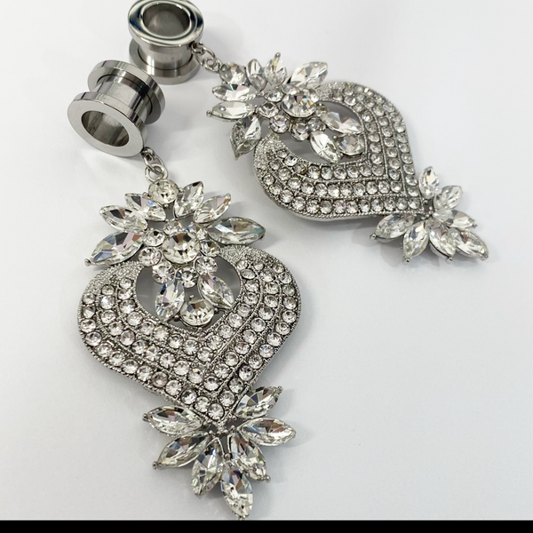Elegant Tunnel Dangle Plugs - 1 OF A KIND