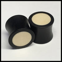 Ebony Holly Round Plugs