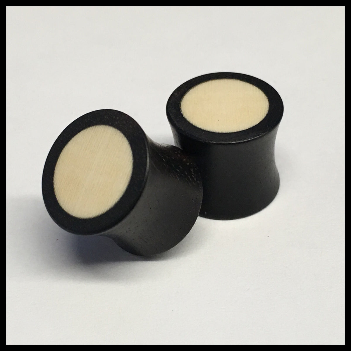 Ebony Holly Round Plugs