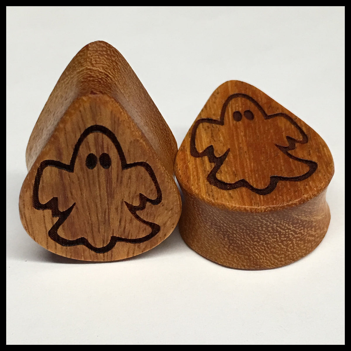 Osage Orange Ghost Teardrop Plugs