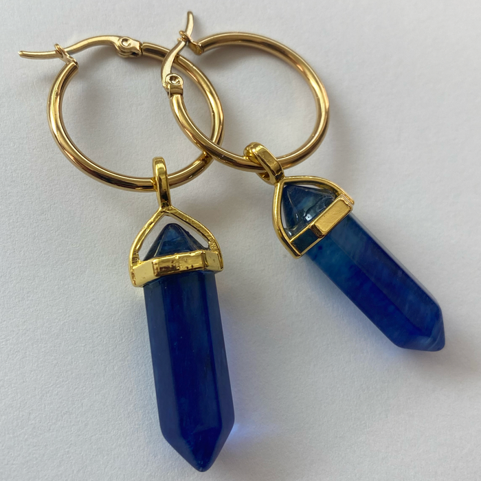 Watermelon Pendant Hoops