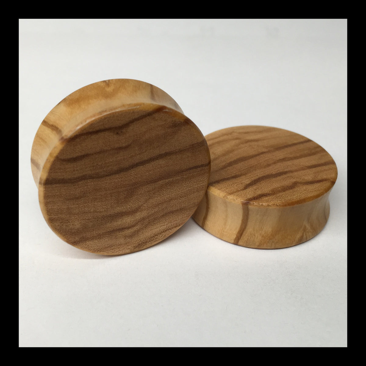 Olivewood Solid Round Plugs
