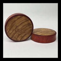 Bloodwood Olivewood Round Plugs