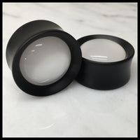 Ebony Moon Eyes Round Plugs