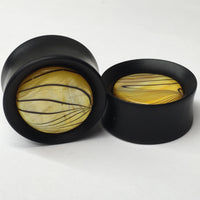 Ebony Yellow Swirl