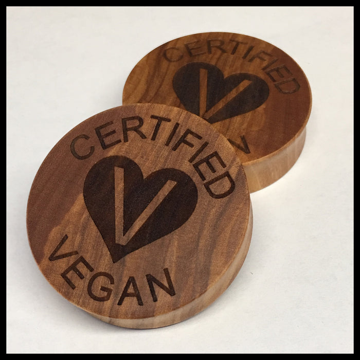 Olivewood Vegan Round Plugs