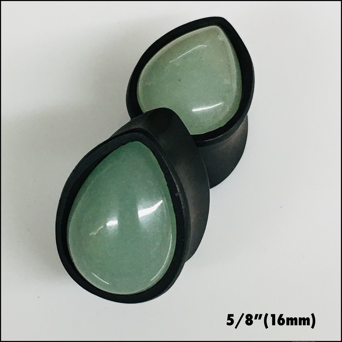 Ebony Stone Medium Jade Teardrop (LIMITIED EDITION)