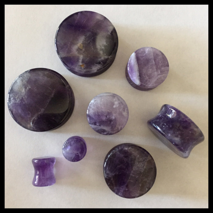 Amethyst Stone Plugs