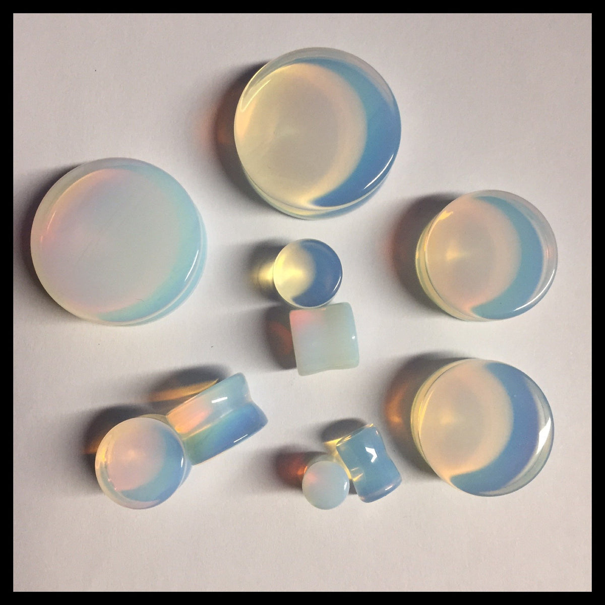 Opalite  Stone over 25mm Plugs