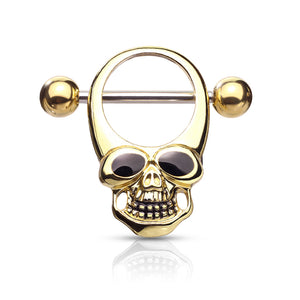 Skull 316L Surgical Steel Nipple Clicker