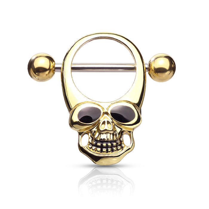 Skull 316L Surgical Steel Nipple Clicker