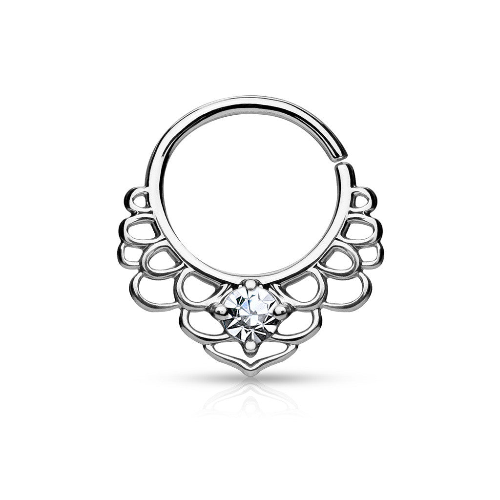 Honey Bee  Silver Septum Clicker