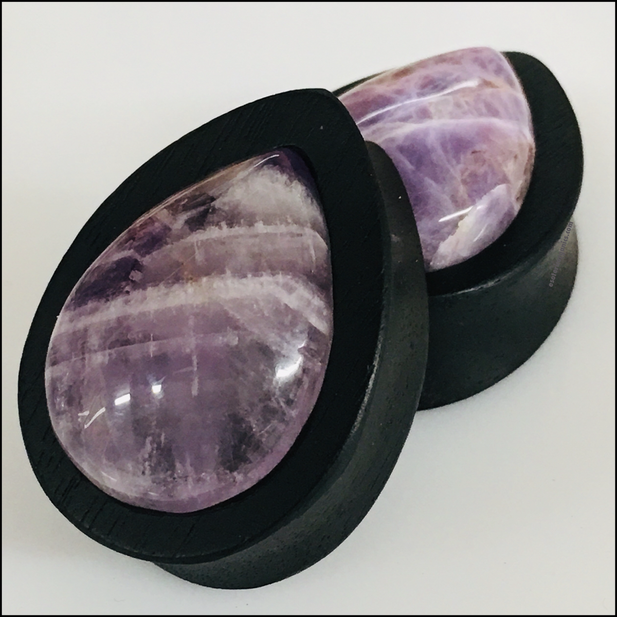 Ebony Stone Large Amethyst Teardrop (LIMITIED EDITION)