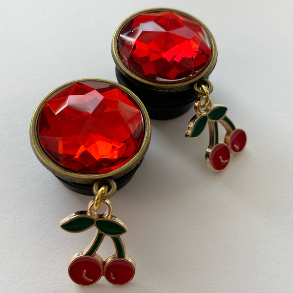 Cherries Dangle Plugs Gauges