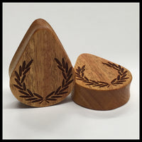 Osage Orange Laurel Teardrop Plugs