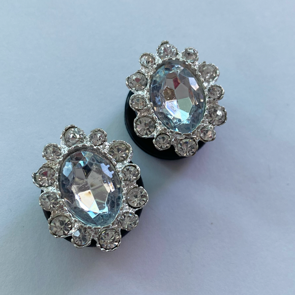 Rhinestone Wedding Plugs