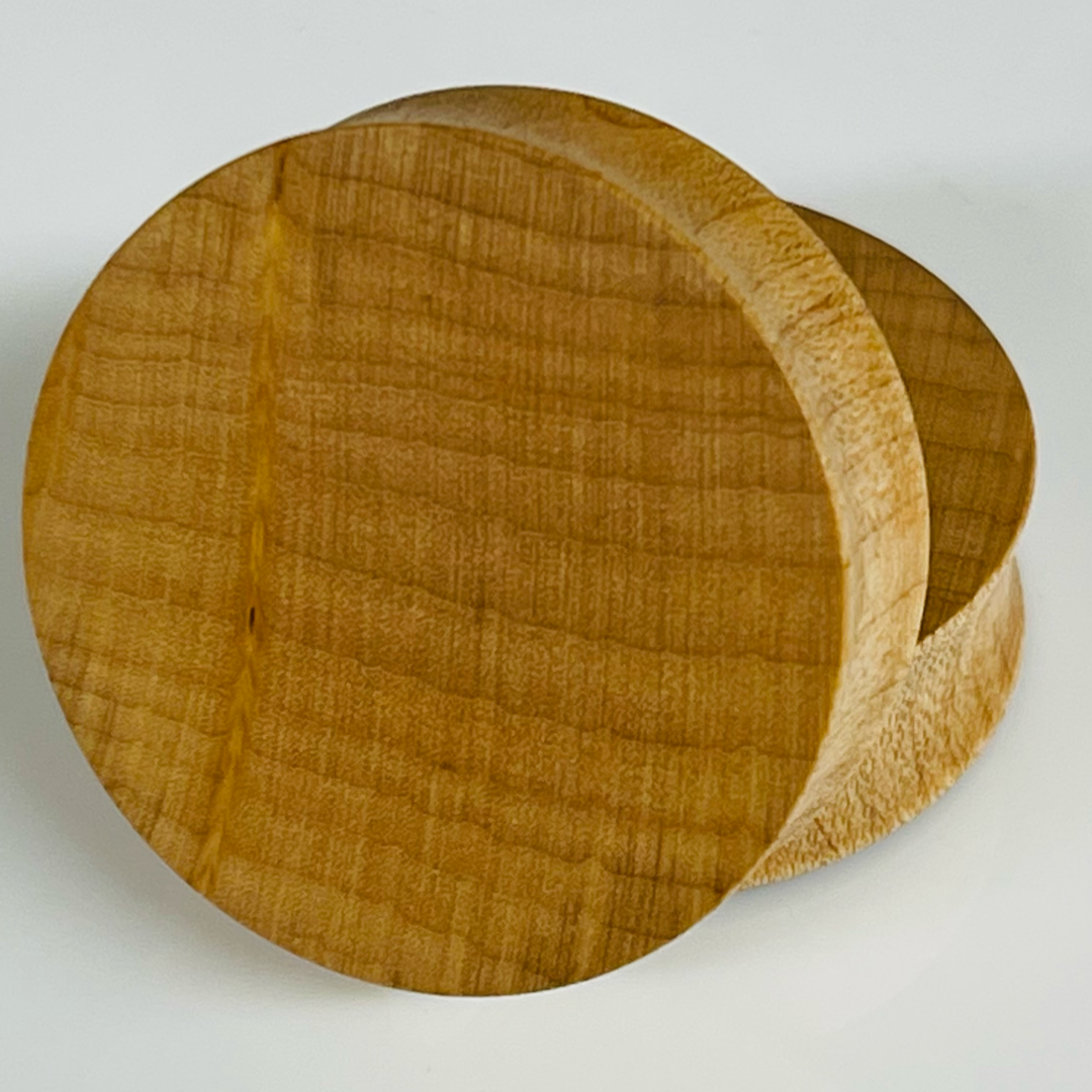 Maple Solid Round Plugs