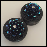 Ebony Starry Night Round Plugs