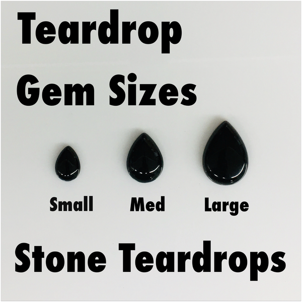 Ebony Stone Large Onyx Teardrop (LIMITIED EDITION)