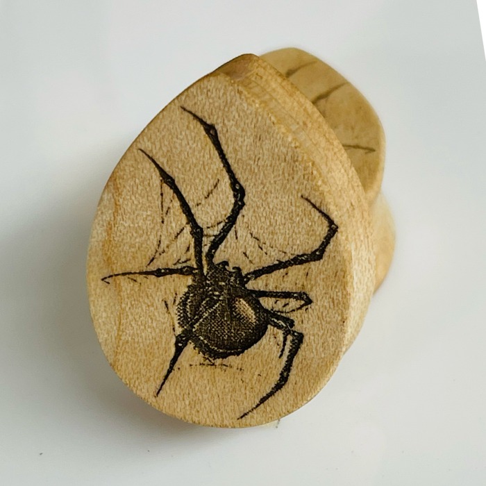 Maple Spider Solid Teardrop Plugs