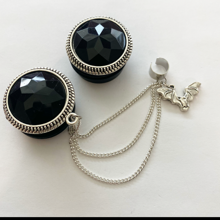 Bat  Ear Cuff Chains
