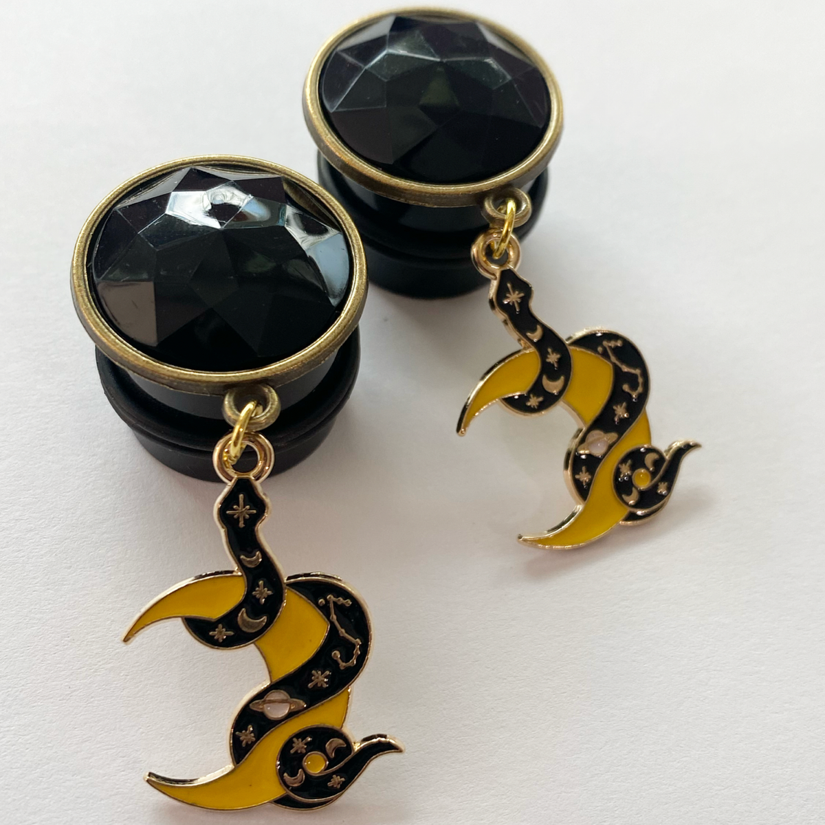 Moon Snake Dangle Plugs