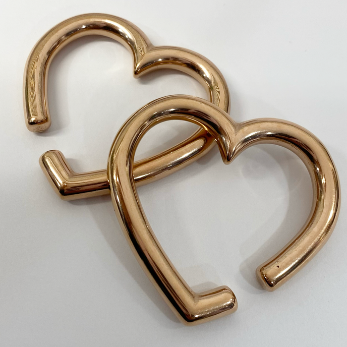 Rose Gold - Heart Weights