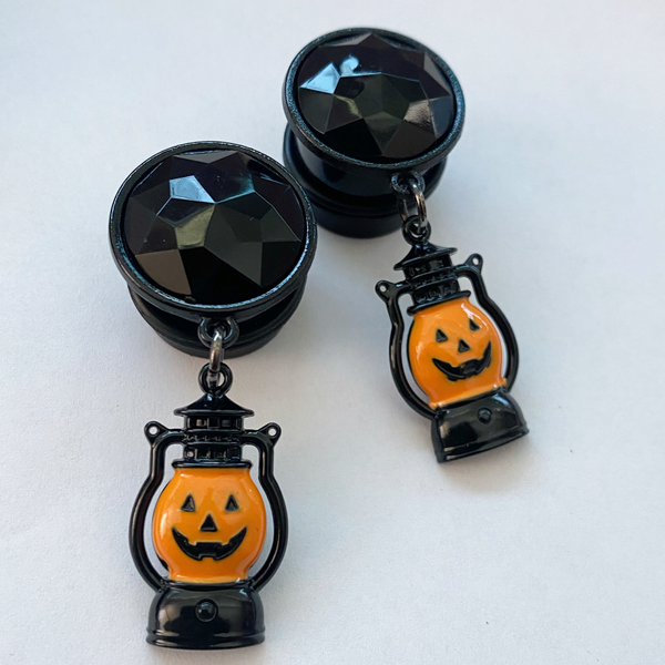 Jack O Lantern Dangle Plugs