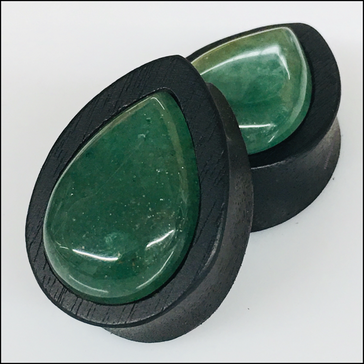Ebony Stone Large Jade Teardrop (LIMITIED EDITION)